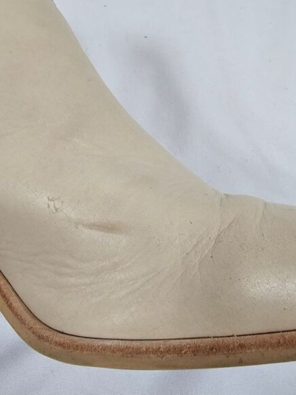 Dolce Vita Block Heel Mule In Cream - Size 11 - Picture 11 of 13